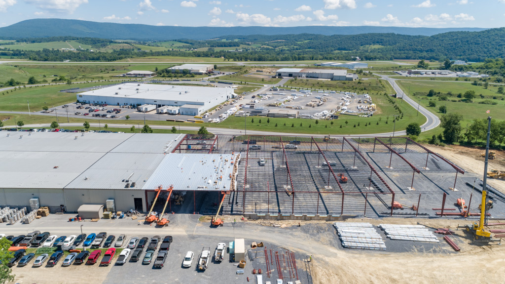 CaptiveAire is doubling the size of its facility in Bedford County Business Park I. Clark Contractors, Bedford, is the contractor.